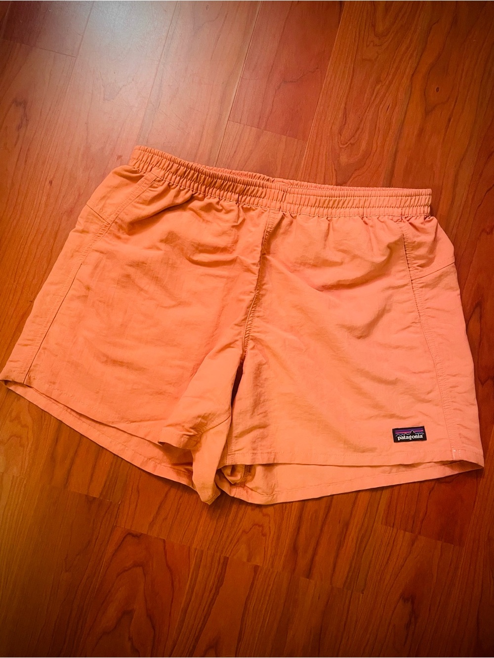 Patagonia Women’s Baggies Shorts Persimmon Orange Unlined S - 4.5”